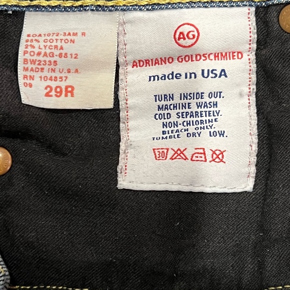 AG Adriano Goldschmeid Jeans | “The Club” | Size: 29R | Preowned Conditi… - Picture 12 of 13